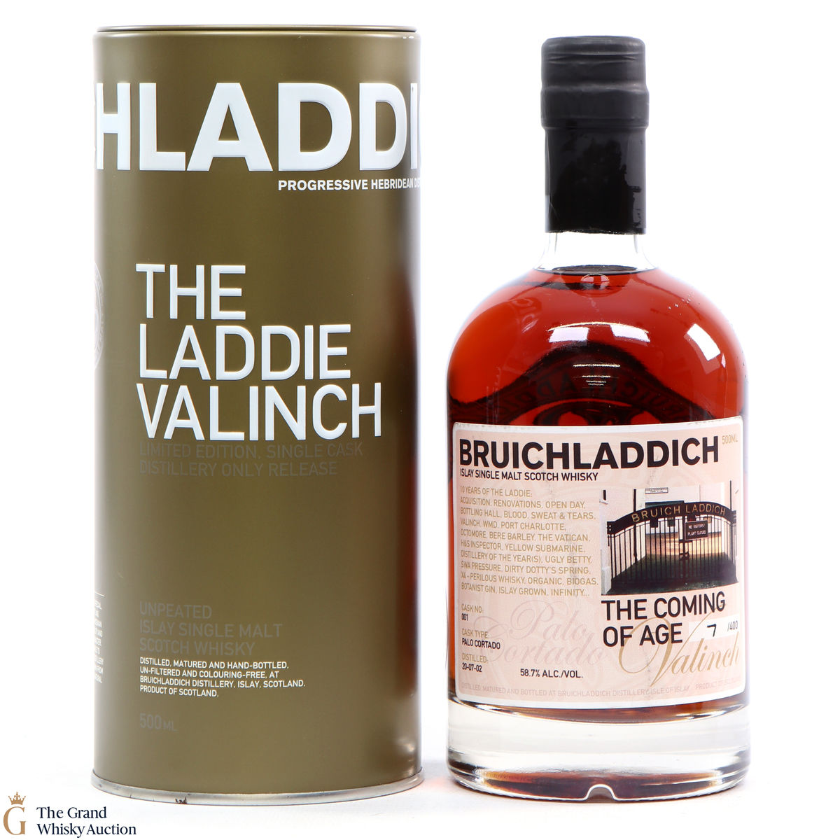 Bruichladdich - 10 Year Old 2002 Valinch #001 - The Coming of Age 