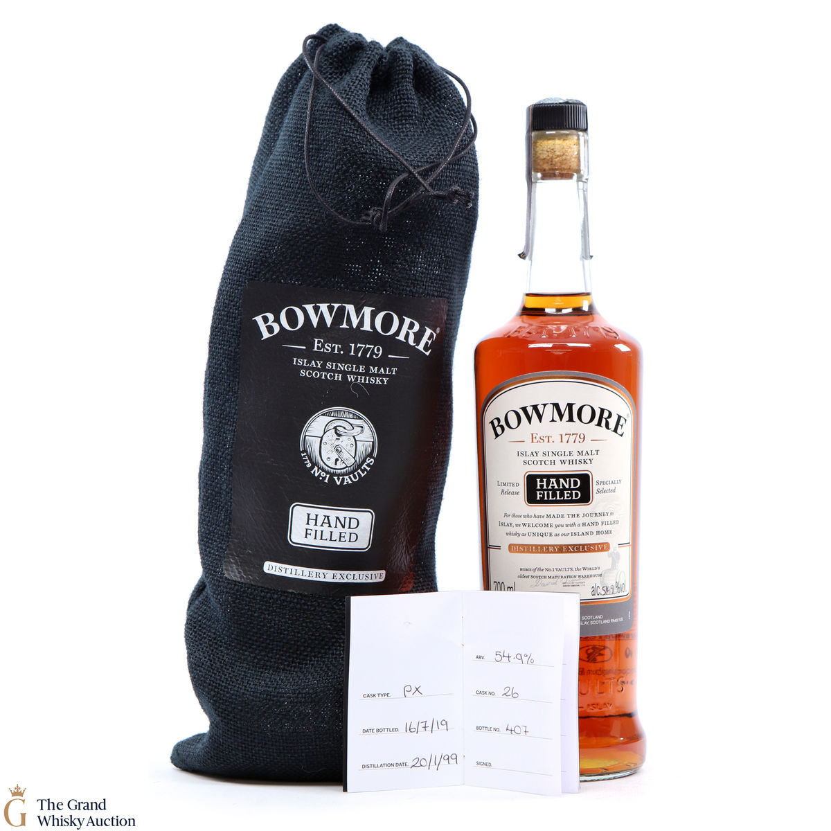 Bowmore - 20 Year Old - 2019 Hand Fill - PX Cask #26