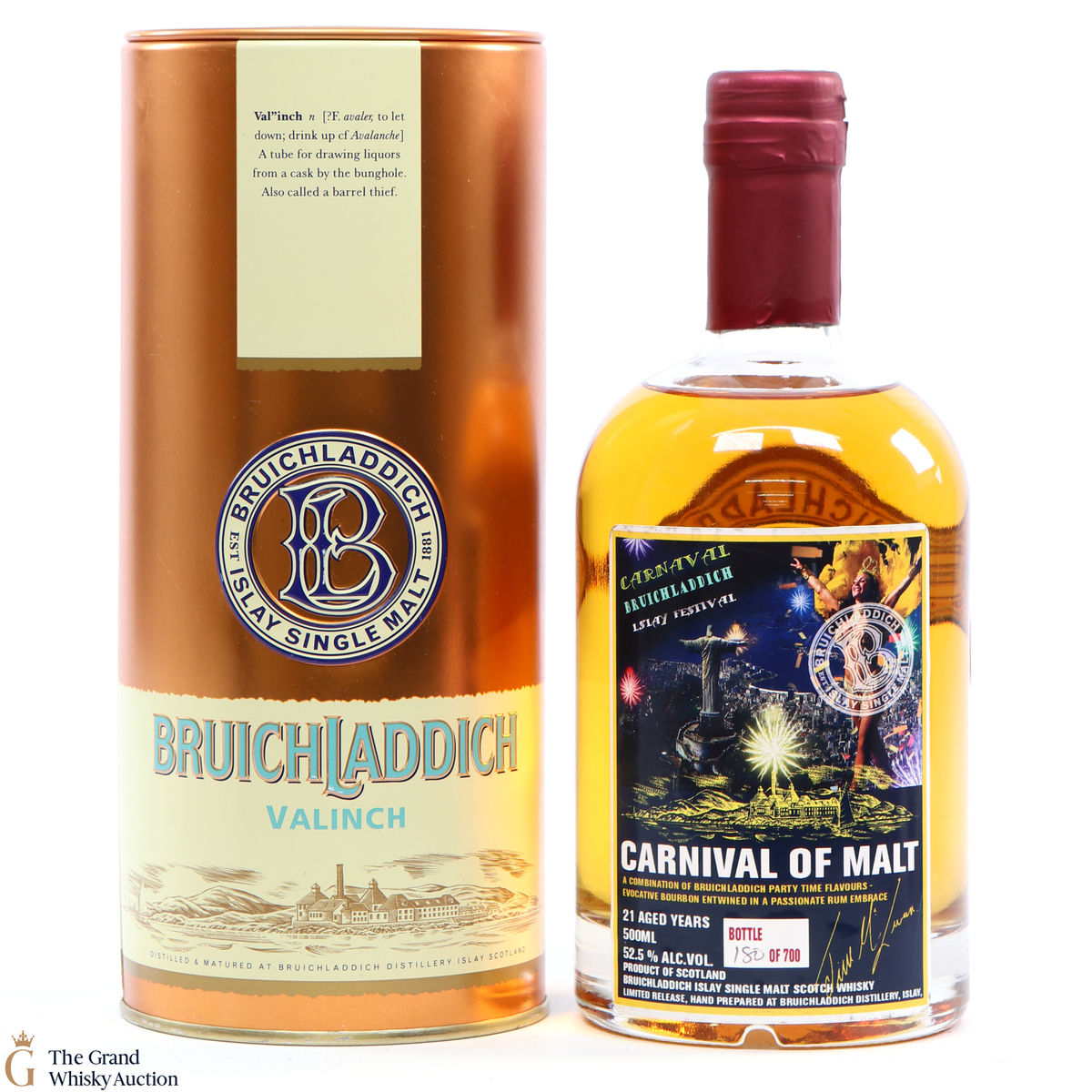 Bruichladdich - 21 Year Old Valinch Carnival of Malt
