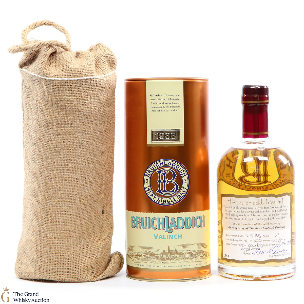 Bruichladdich - 1988 Valinch #1132 - Continuation of the Celebration(Signed)