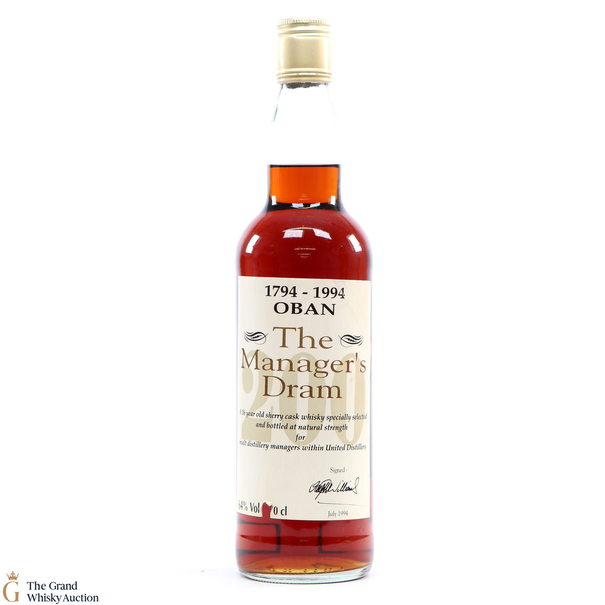 Oban - 16 Year Old - The Manager's Dram