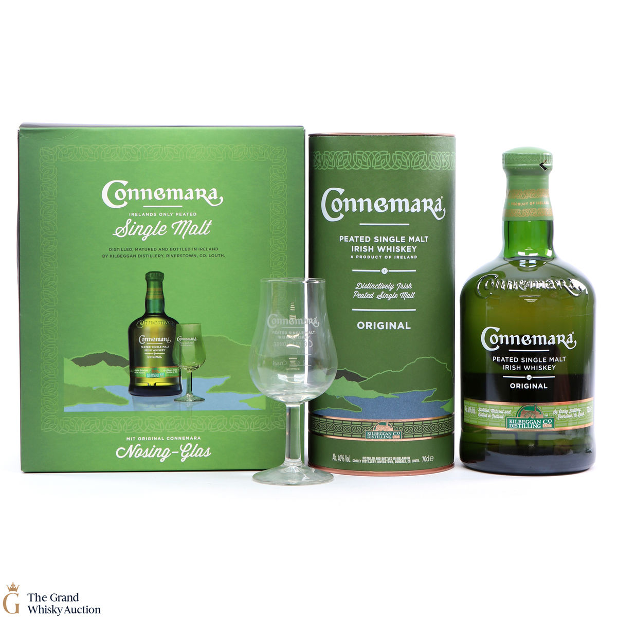 Connemara - Original Peated Irish Whiskey & Glass