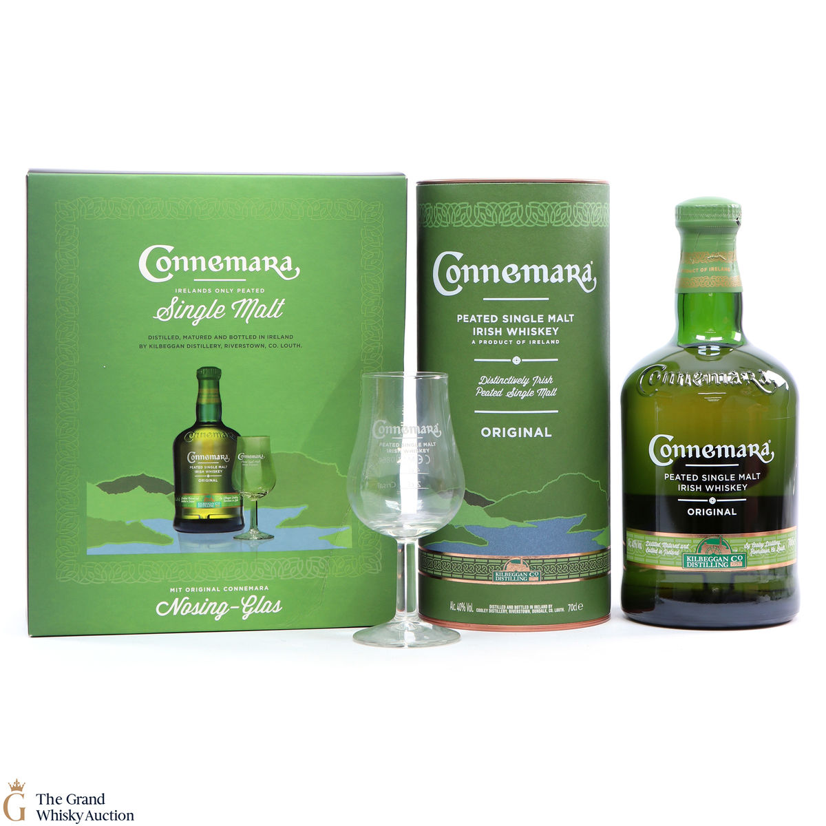 Connemara - Original Peated Irish Whiskey & Glass