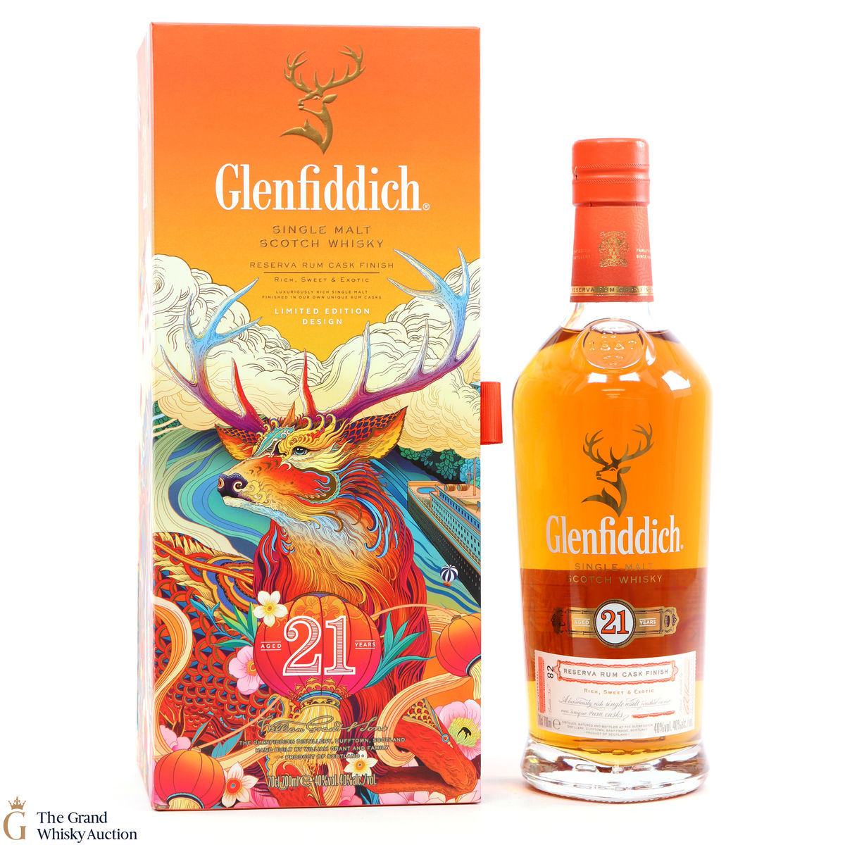 Glenfiddich - 21 Year Old - Gran Reserva Rum Cask - Limited Edition Design 