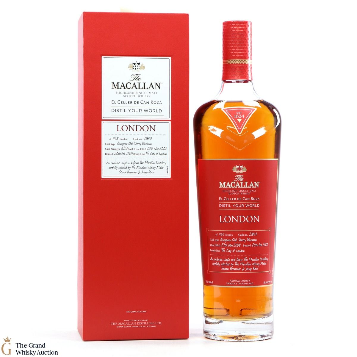 Macallan - 2008 Distil Your World London Single Cask #21853 - Bottled 2020