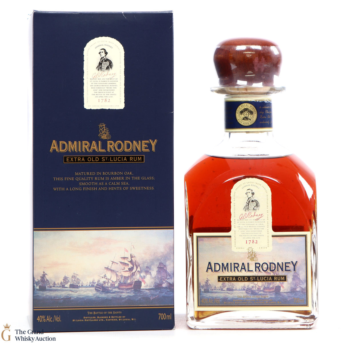 Admiral Rodney - Extra Old Rum St Lucia