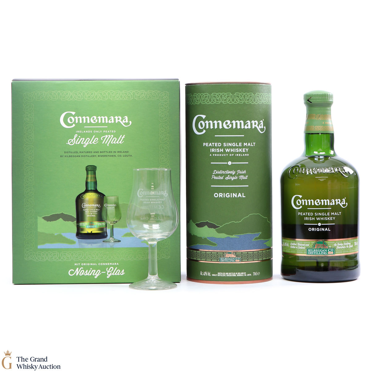 Connemara - Original Peated Irish Whiskey & Glass