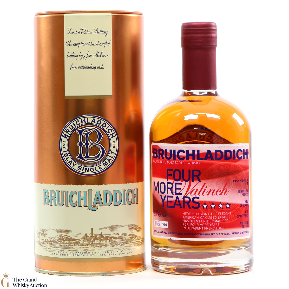 Bruichladdich - 20 Year Old - Four More Years - 50cl