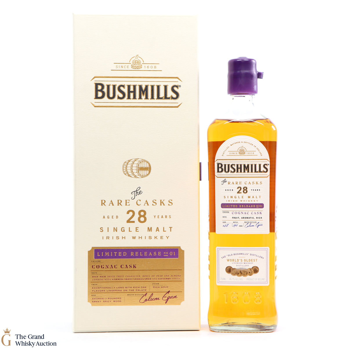 Bushmills - 28 Year Old - The Rare Casks - Limited Release #1 Cognac Finish