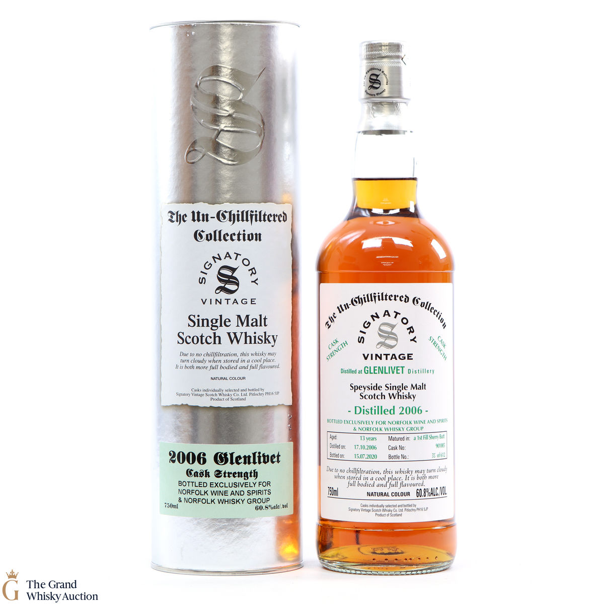 Glenlivet - 13 Year Old 2006 Signatory #901005