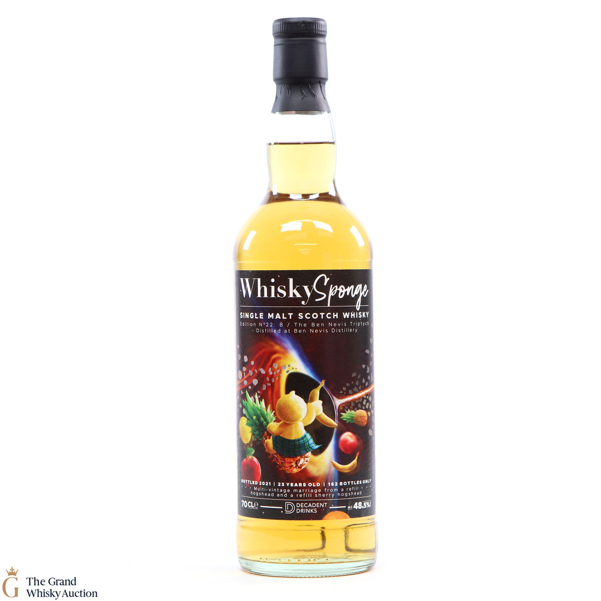 Ben Nevis - 23 Year Old - Edition No. 22 B Whisky Sponge Triptych