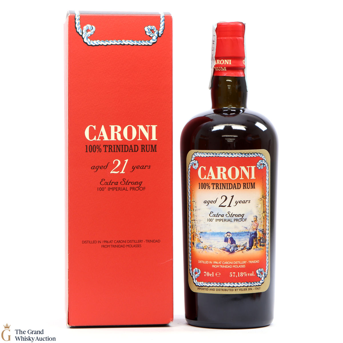 Caroni - 21 Year Old 1996 Velier 100 Imperial Proof