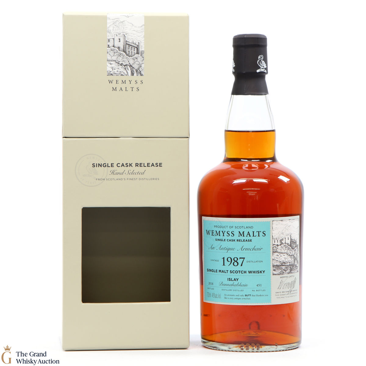 Bunnahabhain - 1987 Wemyss Malts - An Antique Armchair