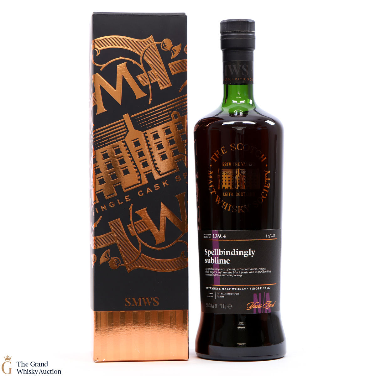 Kavalan - 139.4 SMWS Spellbindingly Sublime