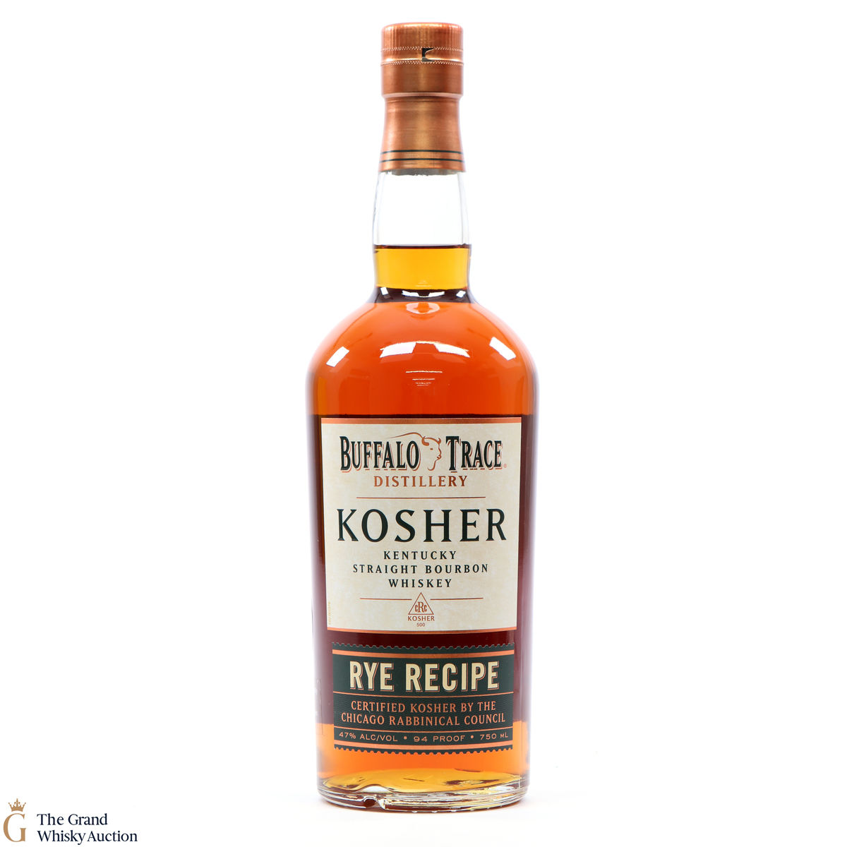 Buffalo Trace - Kosher Rye Recipe 94 Proof 75cl