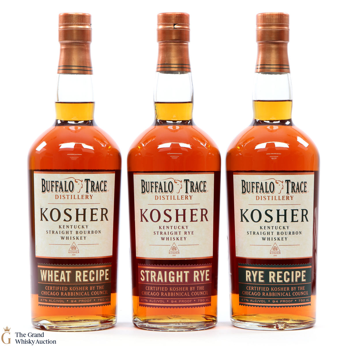 Buffalo Trace - Kosher Set 75cl x3