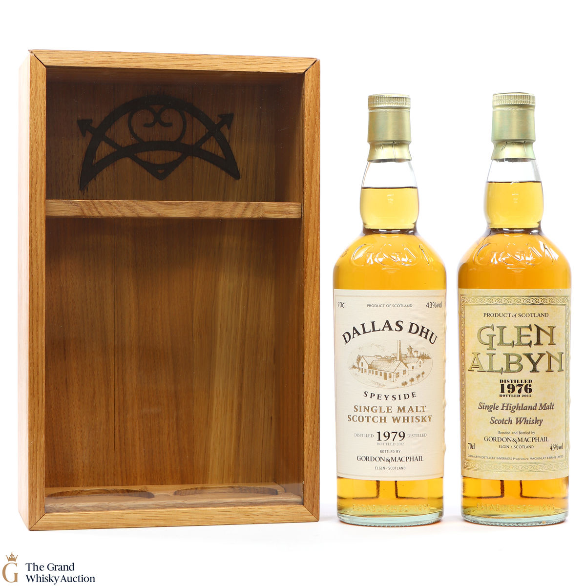 Dallas Dhu 1979 & Glen Albyn 1976 - Gordon & Macphail Gift Set - 70cl x2