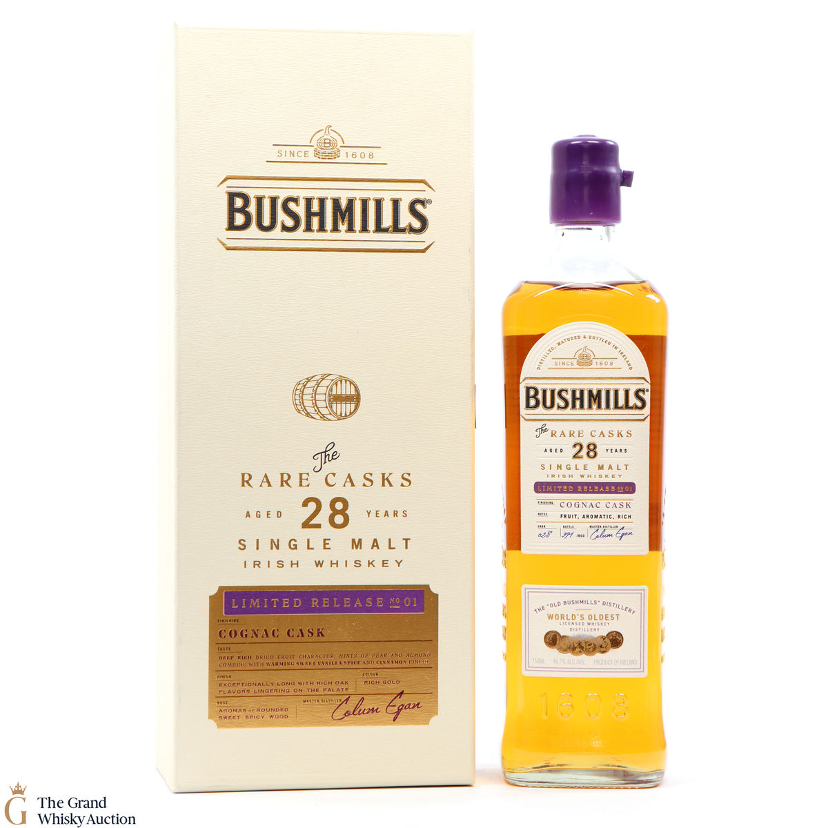 Bushmills - 28 Year Old - The Rare Casks - Limited Release #1 Cognac Finish
