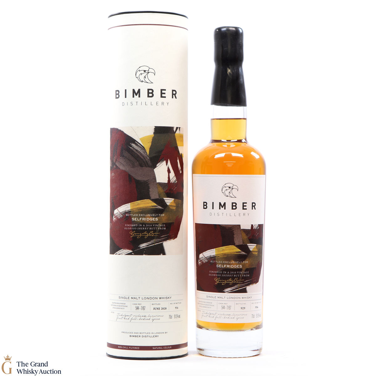 Bimber - Oloroso Sherry Butt #544-7/67 - Selfridges Exclusive