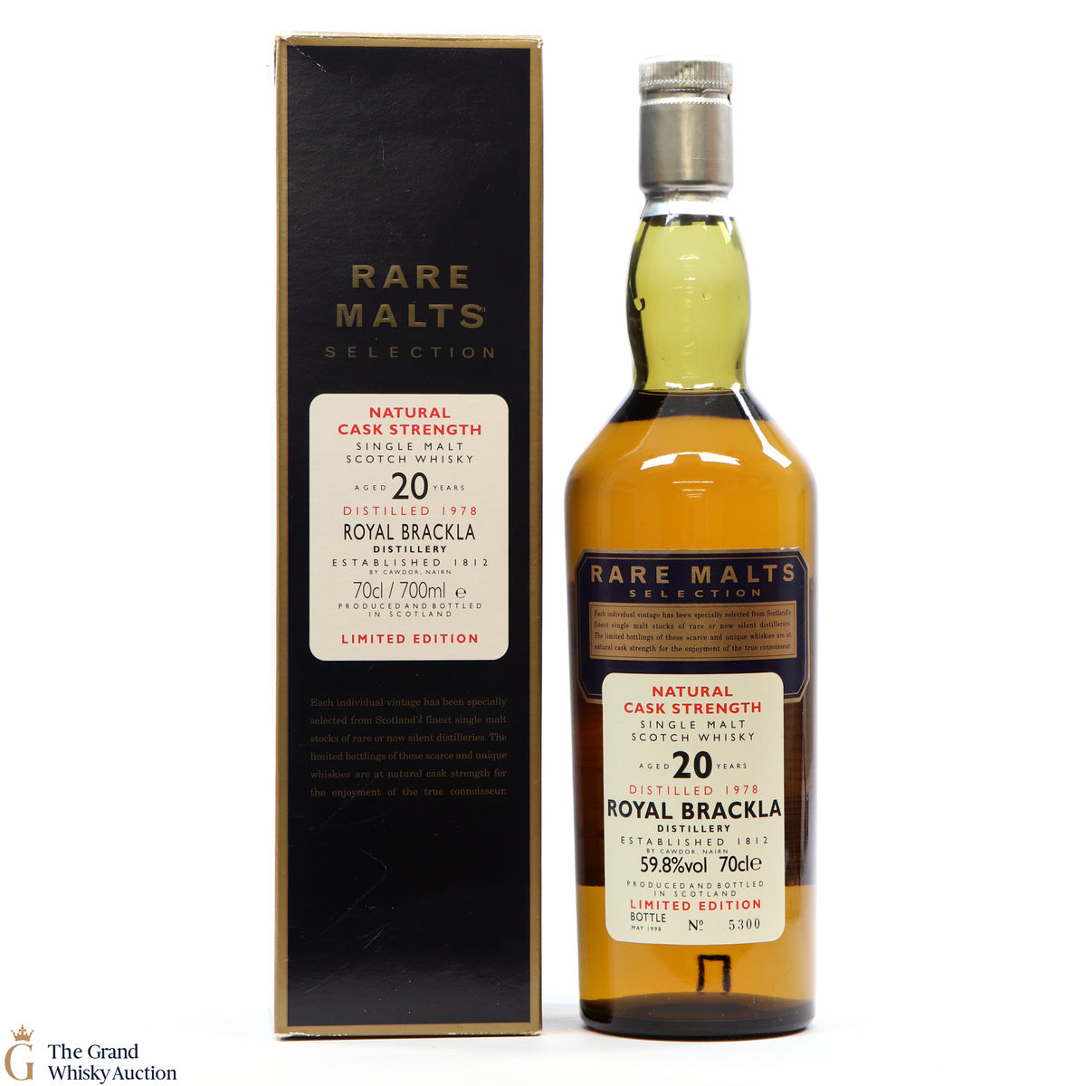 Royal Brackla - 20 Year Old 1978 Rare Malts 59.8%