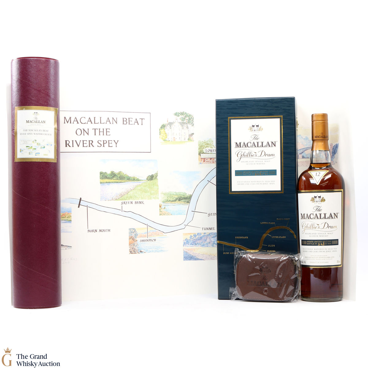Macallan - 12 Year Old - Ghillie's Dram + Watercolour 