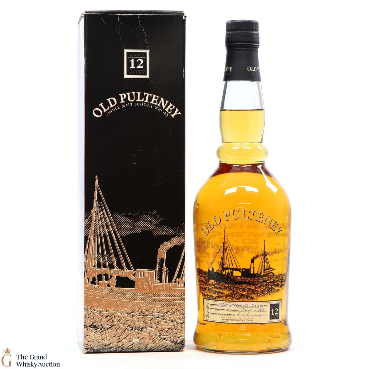 Old Pulteney - 12 Year Old - Old Style With Inscription