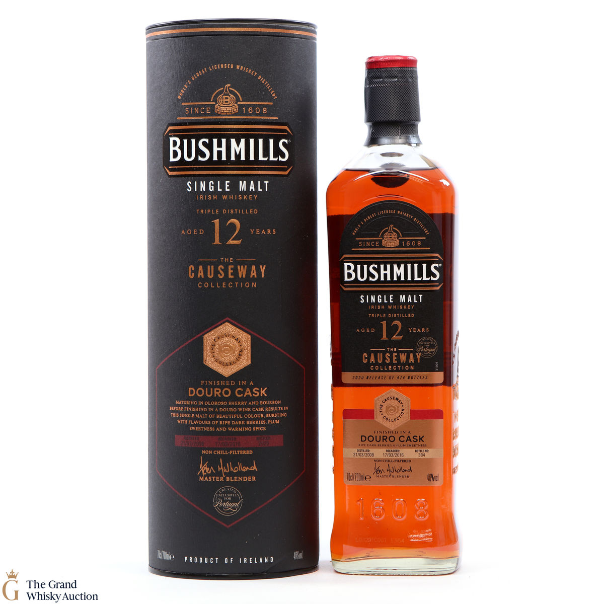 Bushmills - 12 Year Old - Douro Cask - Causeway Collection - Exclusively for Portugal