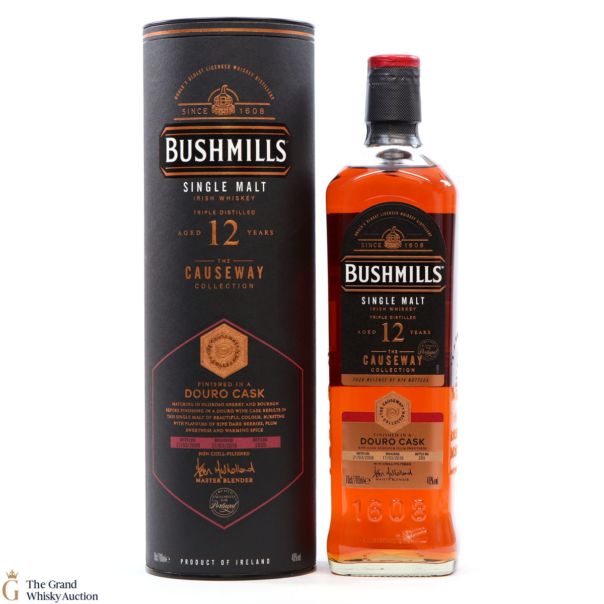 Bushmills - 12 Year Old - Douro Cask - Causeway Collection - Exclusively for Portugal