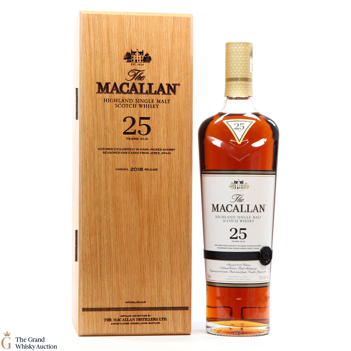 Macallan - 25 Year Old - Sherry Oak - 2018
