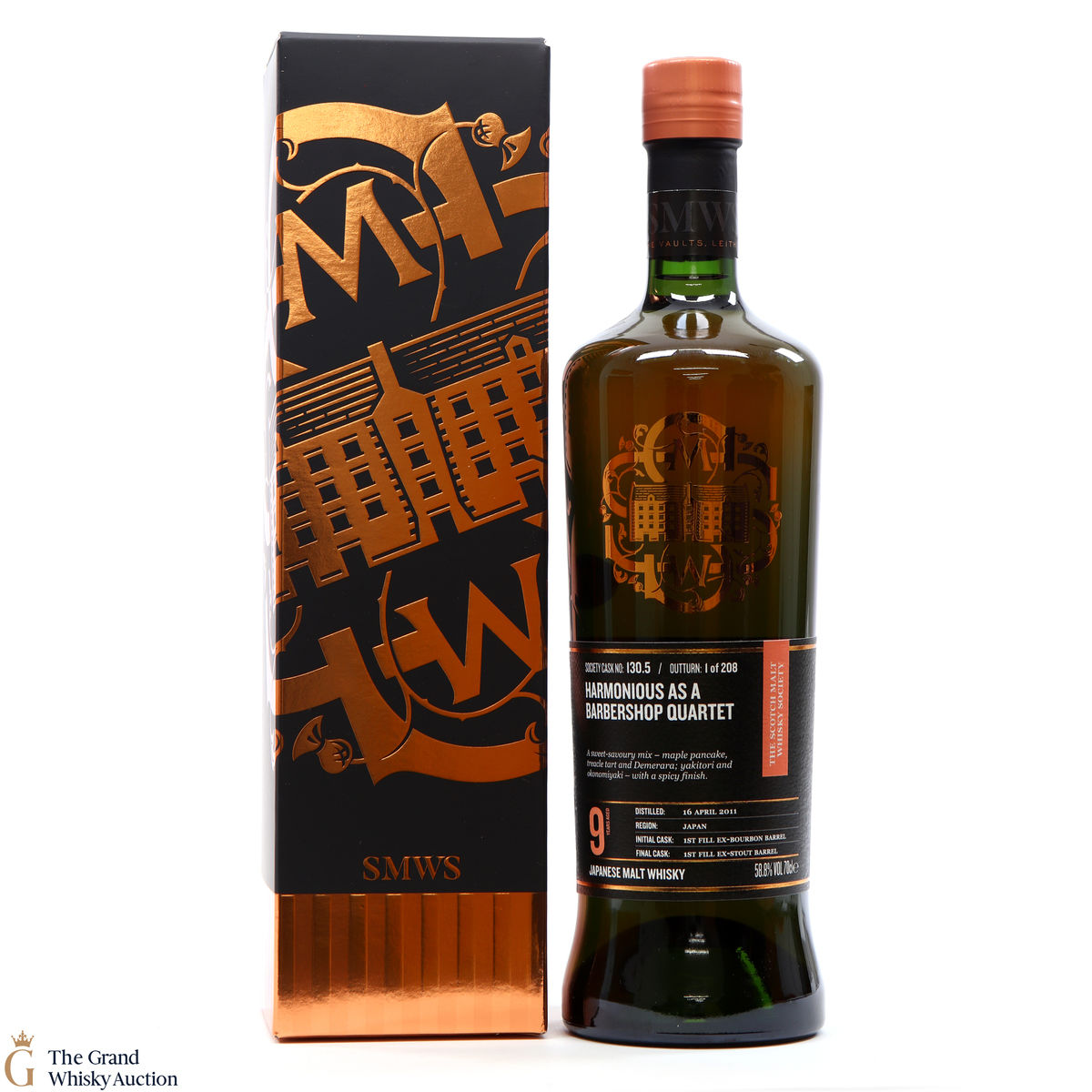 Chichibu - 9 Year Old - SMWS 130.5 - Harmonious as a Barbershop Quartet 