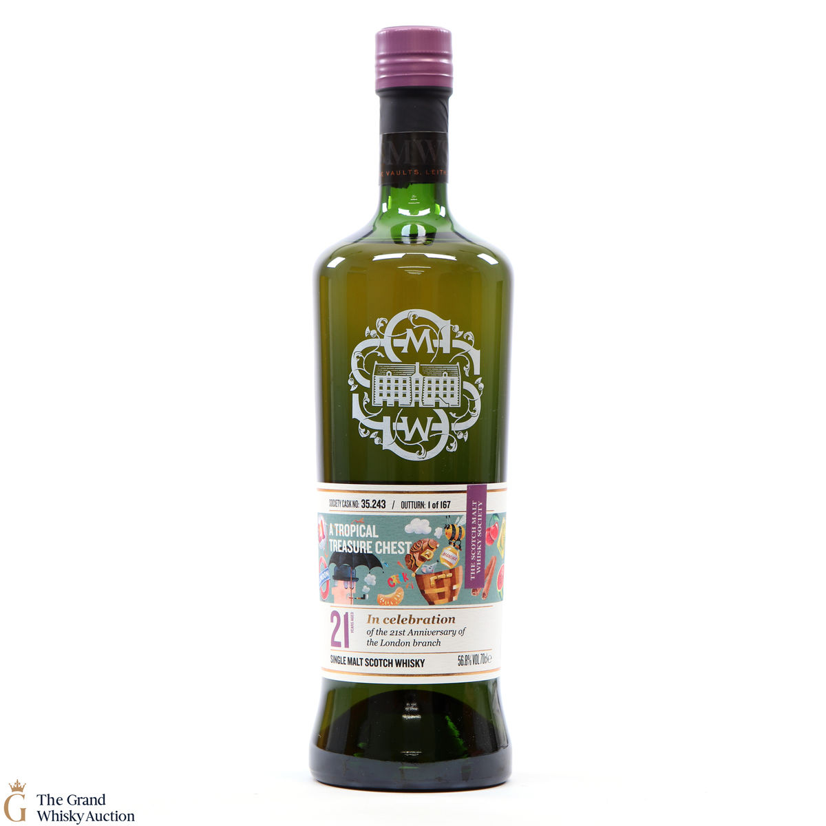 Glen Moray - 21 Year Old SMWS 35.243 - 21st Anniversary London Branch