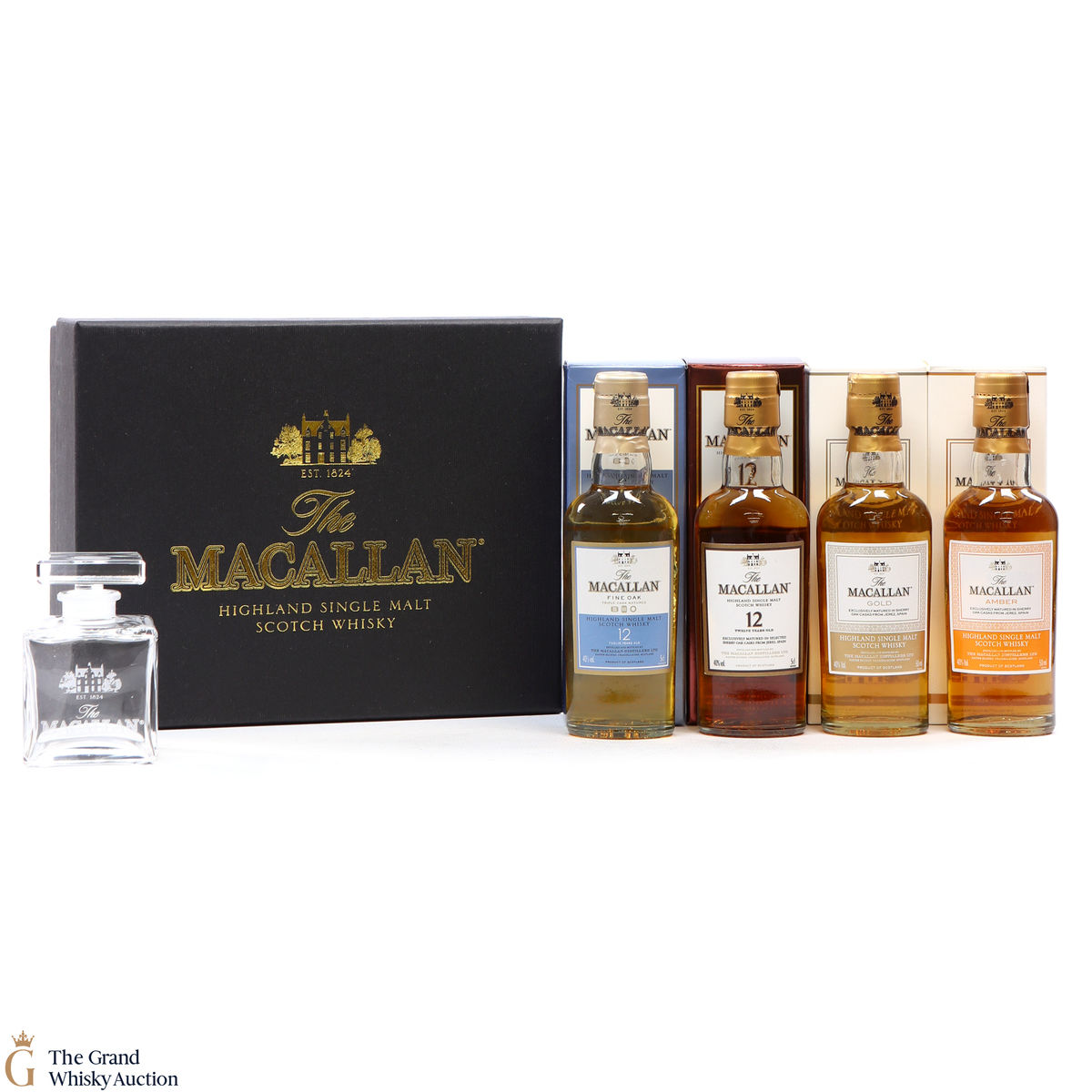 Macallan - x4 Mini + Decanter Gift Set