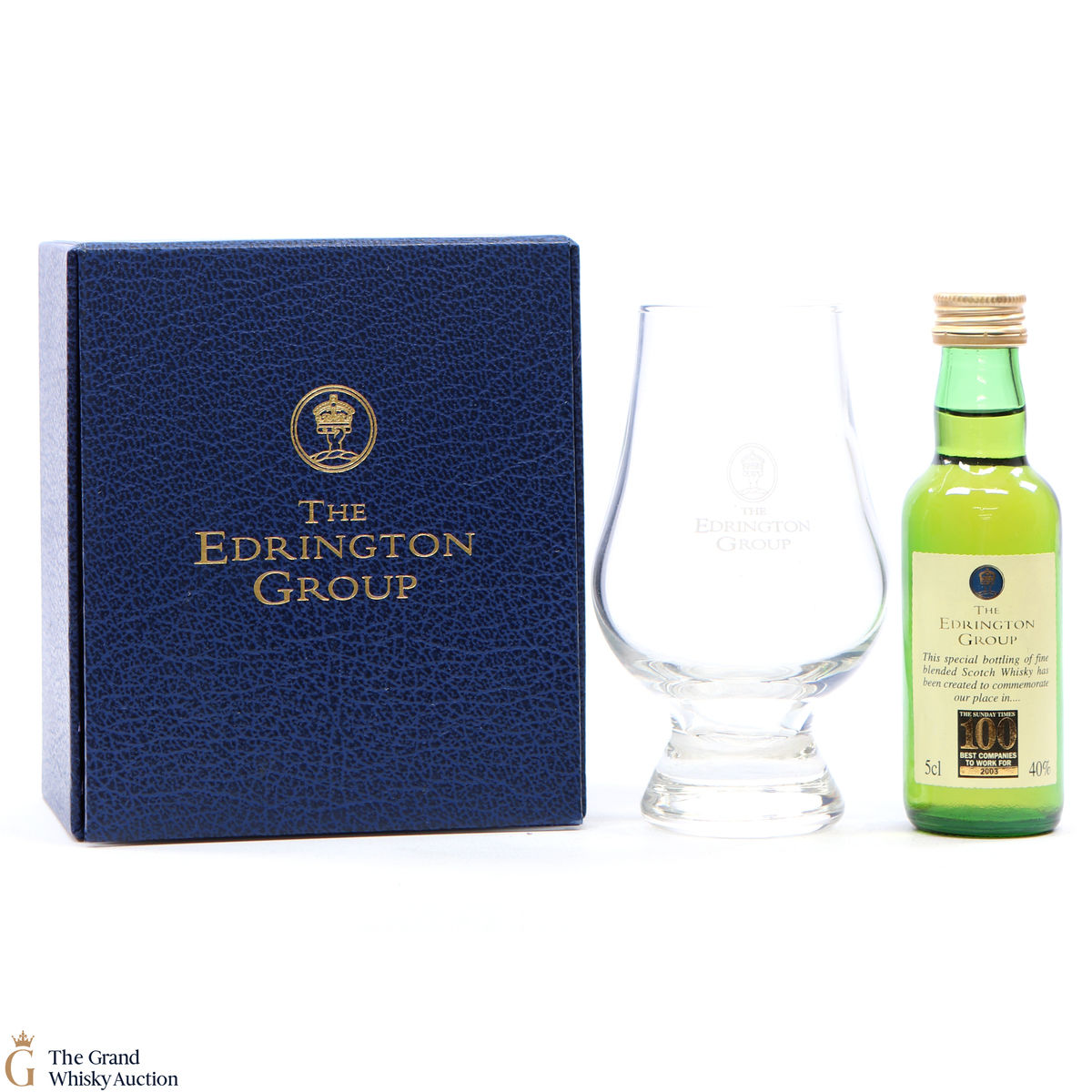 Edrington Group - 100 Best Companies to Work For 2003 - Mini + Glass Gift set