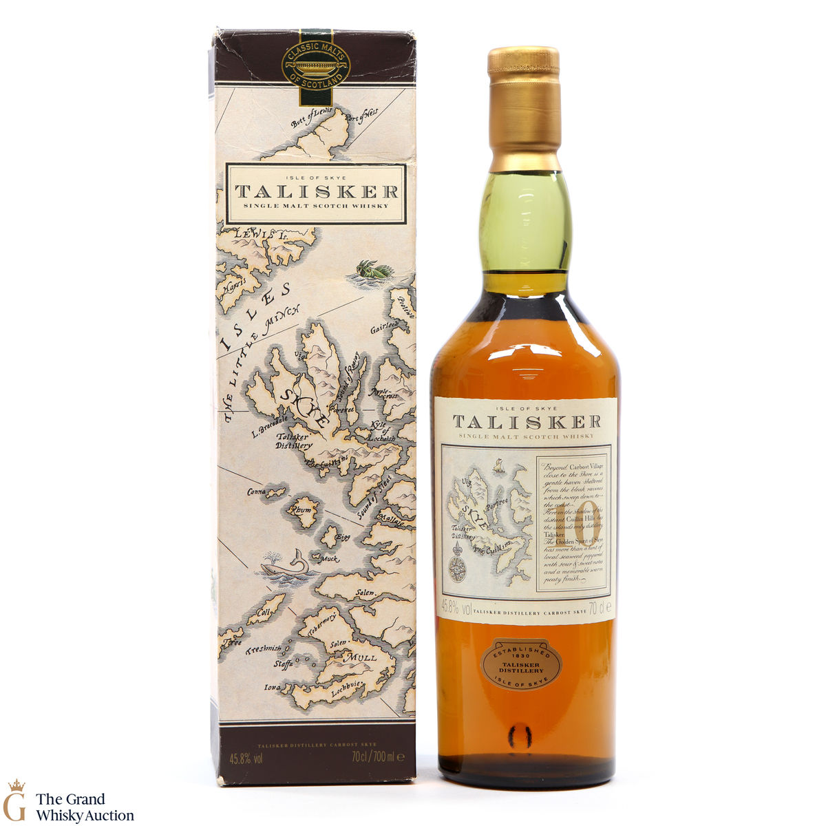 Talisker - 10 Year Old - Map Label 