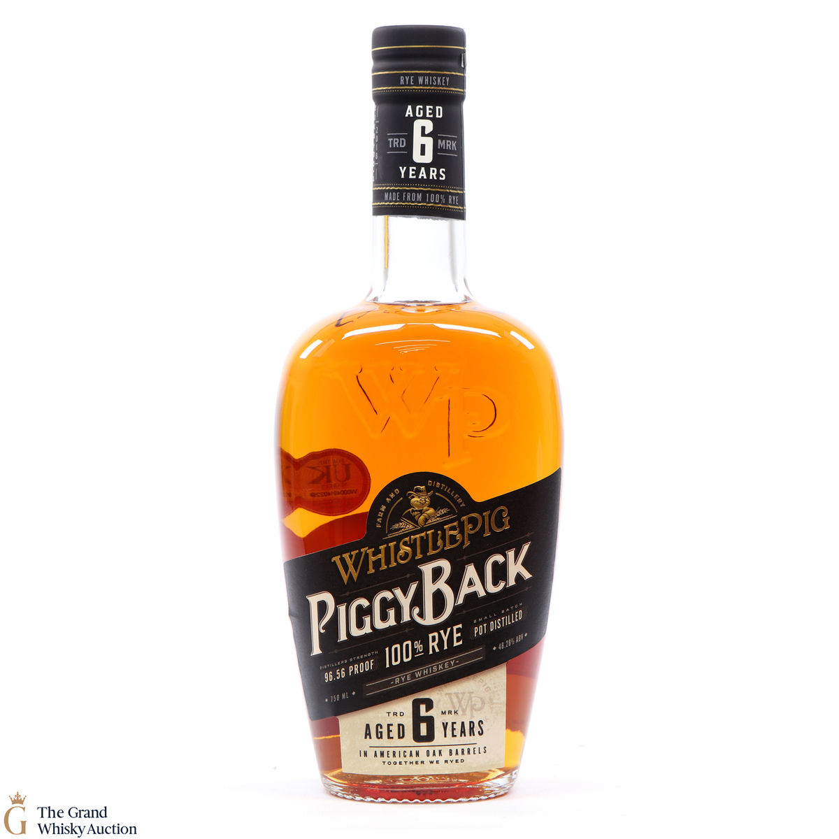 Whistlepig - 6 Year Old - Piggy Back 100% Rye