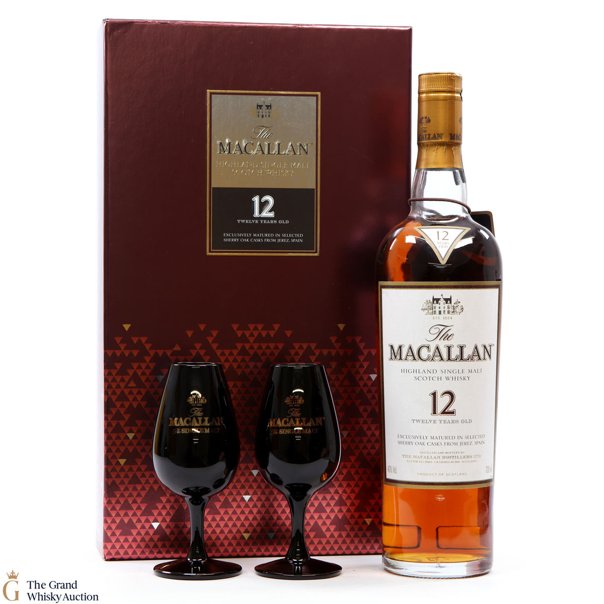 Macallan - 12 Year Old - Sherry Oak - Gift Set