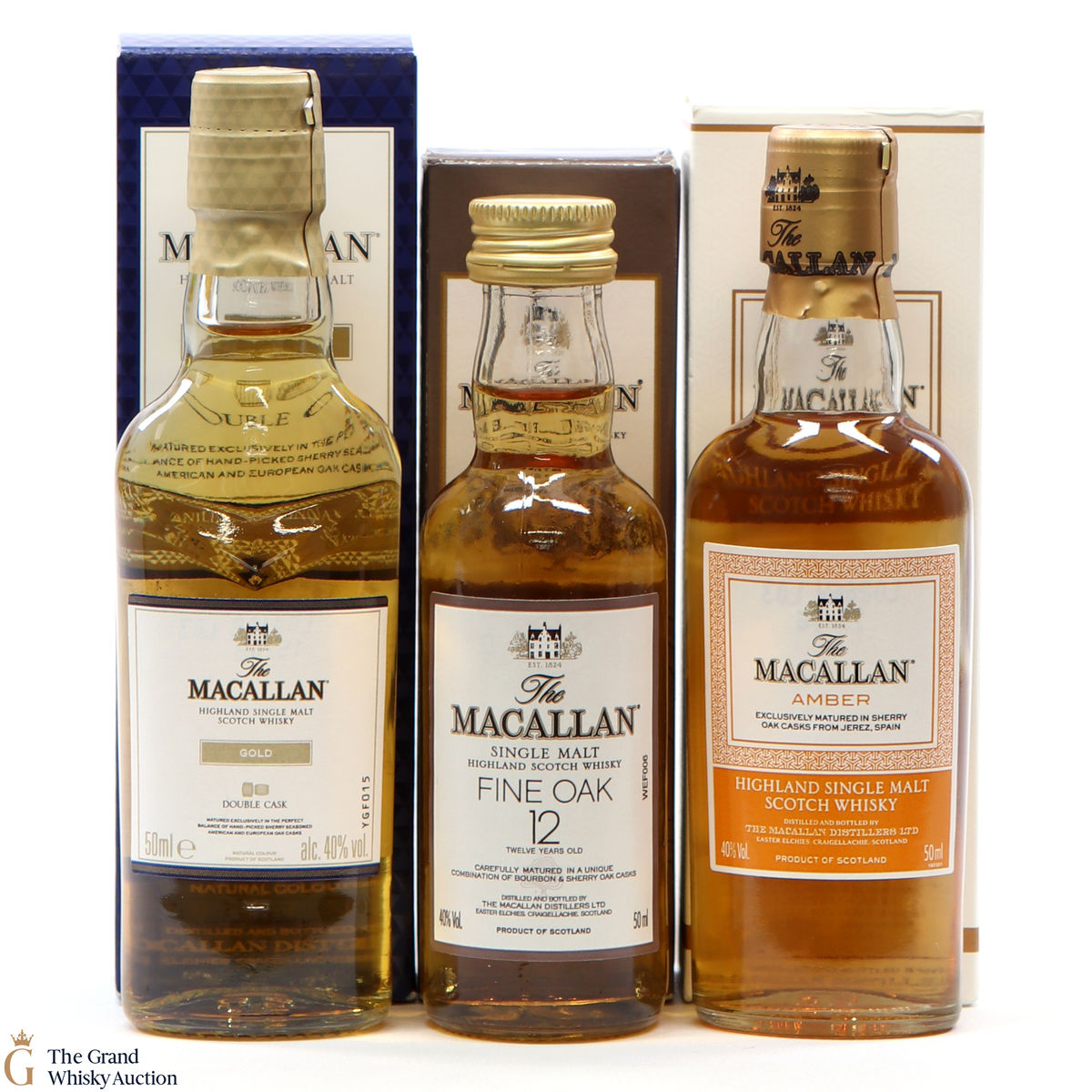 Macallan - 3 x 5cl Assorted Minis