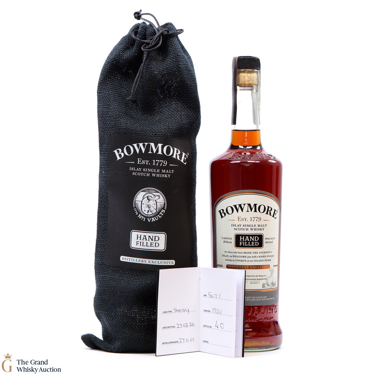 Bowmore - 18 Year Old 2001 - 2020 Hand Fill - Sherry Cask #1520