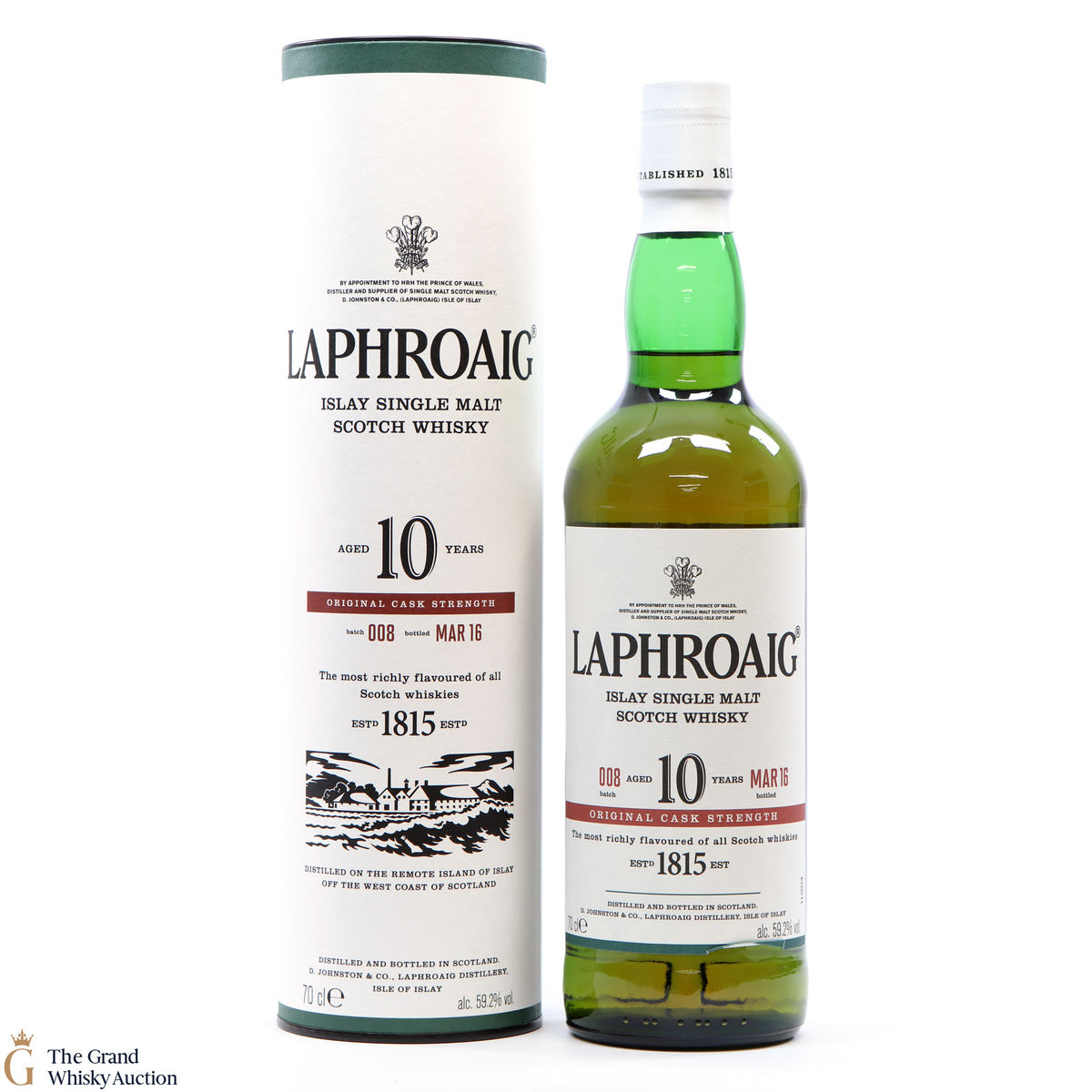 Laphroaig - 10 Year Old - Original Cask Strength Batch #008
