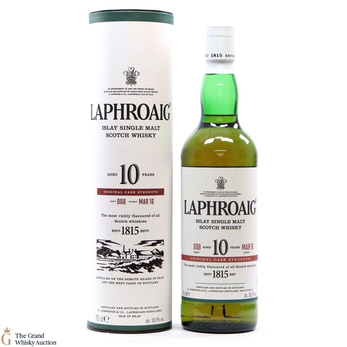Laphroaig - 10 Year Old - Original Cask Strength Batch #008