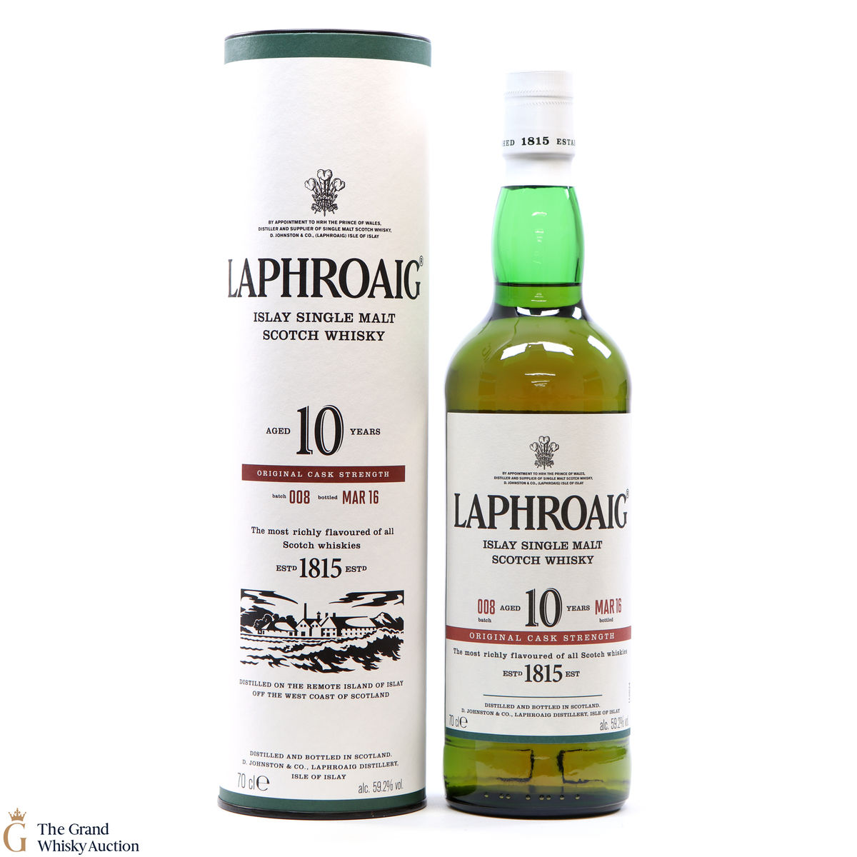 Laphroaig - 10 Year Old - Original Cask Strength Batch #008
