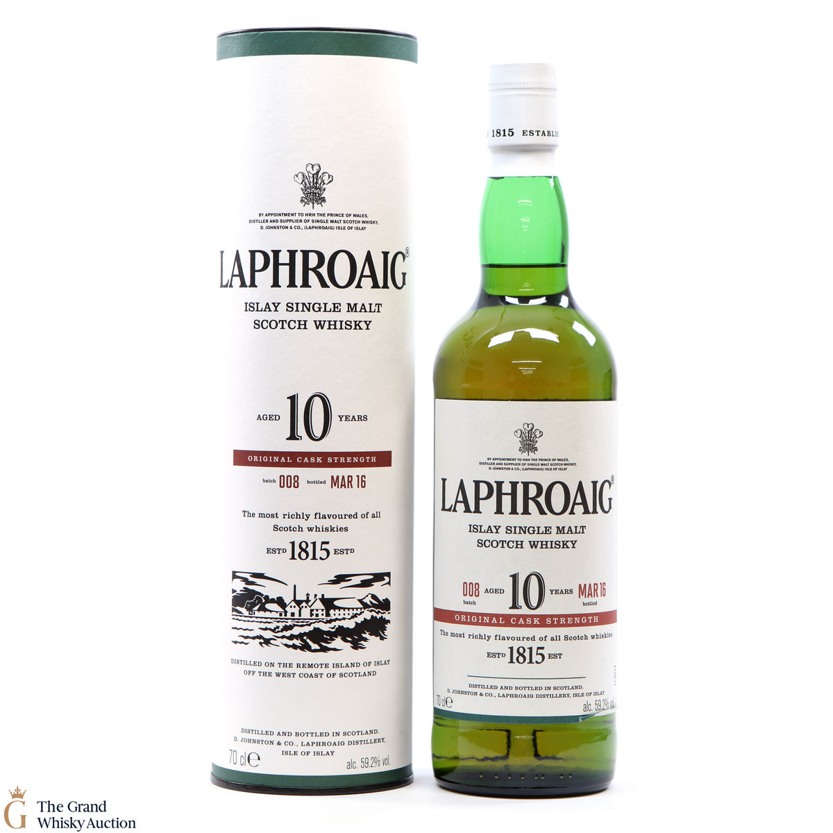 Laphroaig - 10 Year Old - Original Cask Strength Batch #008