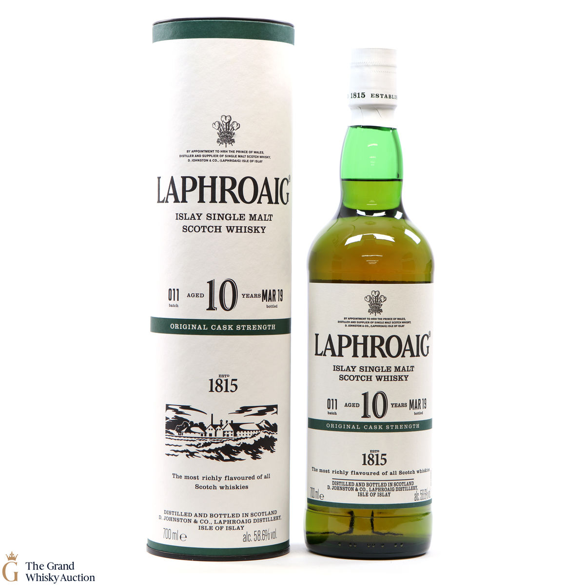 Laphroaig - 10 Year Old - Original Cask Strength Batch #011