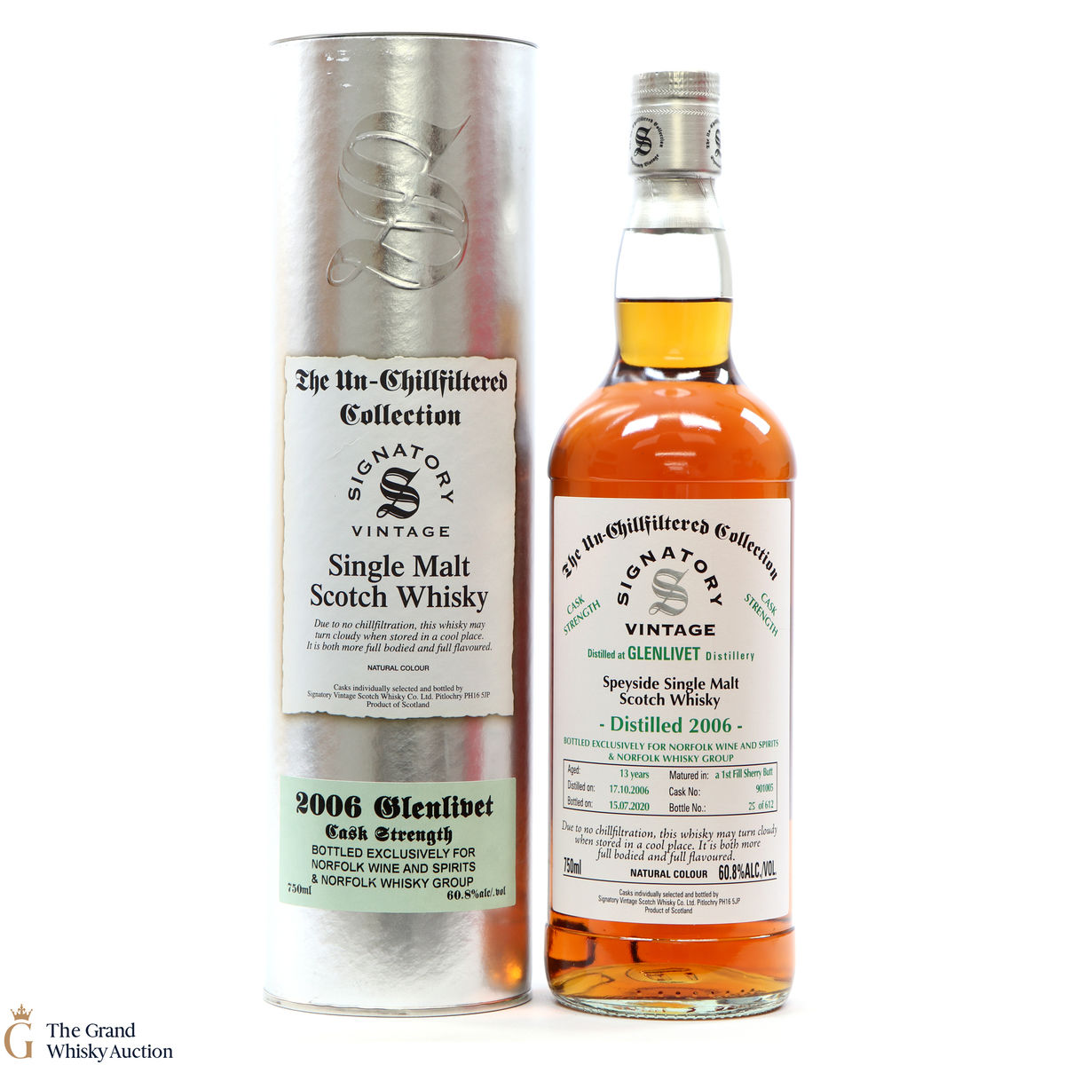 Glenlivet - 13 Year Old 2006 Signatory #901005