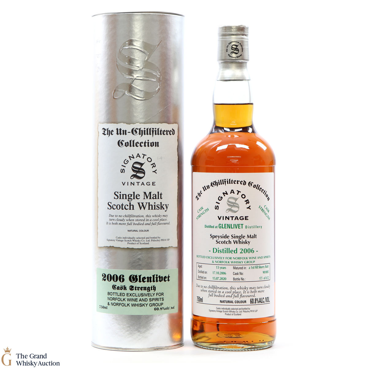 Glenlivet - 13 Year Old 2006 Signatory #901005