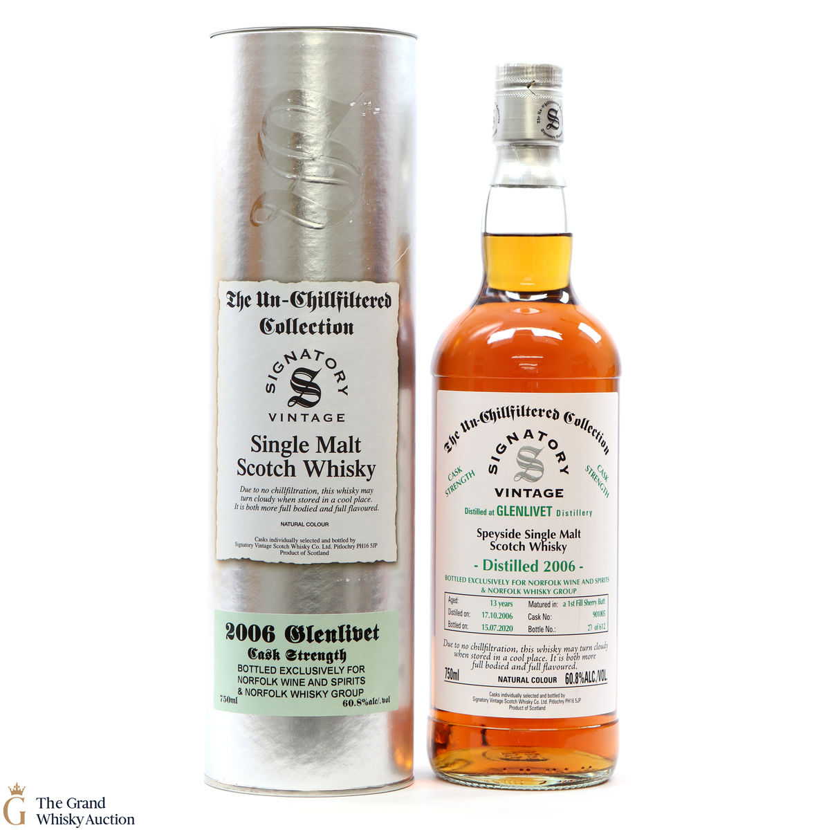 Glenlivet - 13 Year Old 2006 Signatory #901005