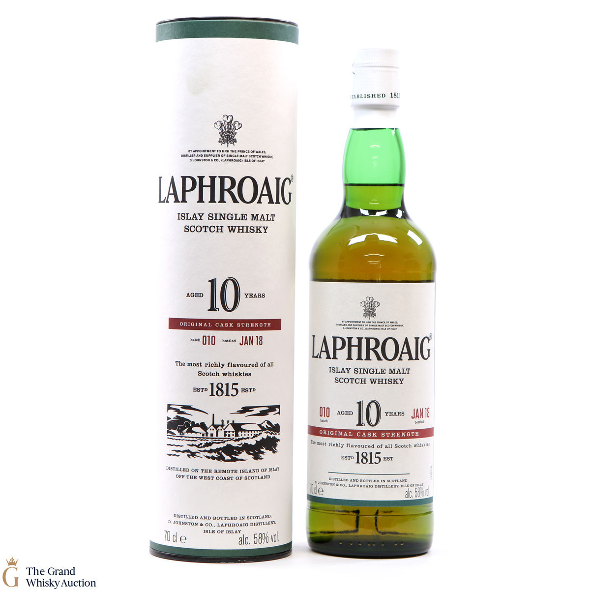 Laphroaig - 10 Year Old - Original Cask Strength Batch #010