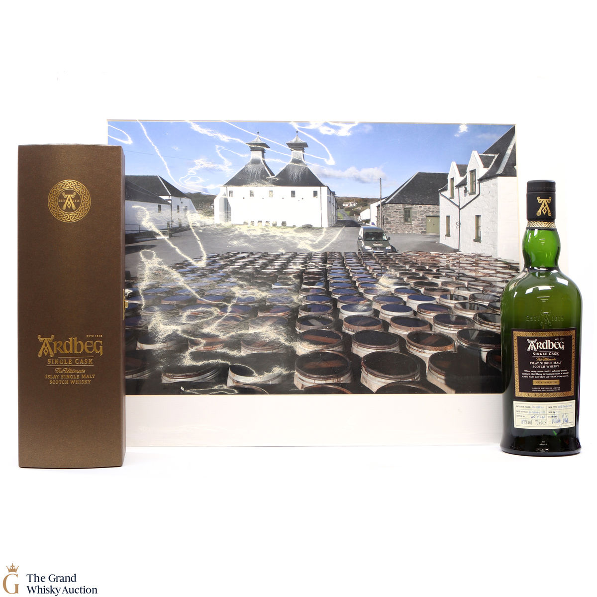 Ardbeg - 2010 Single Cask #3150 + Ardbeg Photographic Print