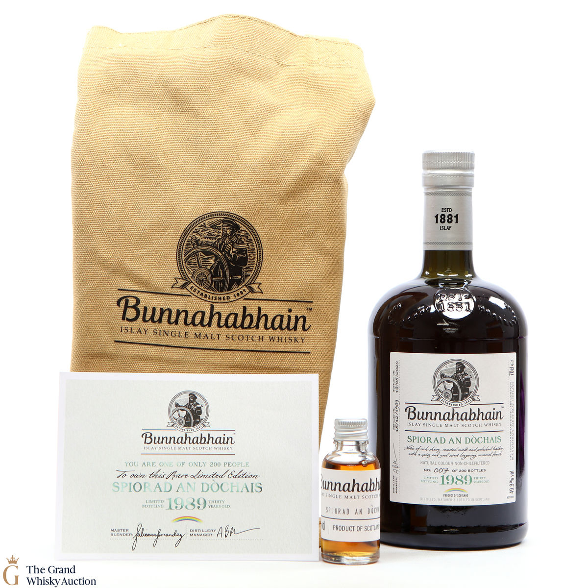 Bunnahabhain - 30 Year Old 1989  Spiorad An Dochais Feis Ile 2020