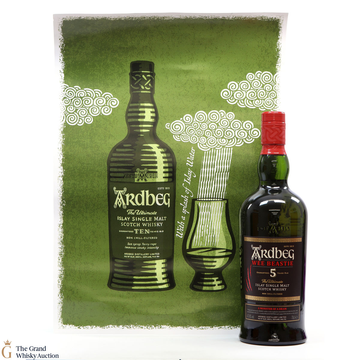 Ardbeg - 5 Year Old Guaranteed Wee Beastie 2020 + Poster